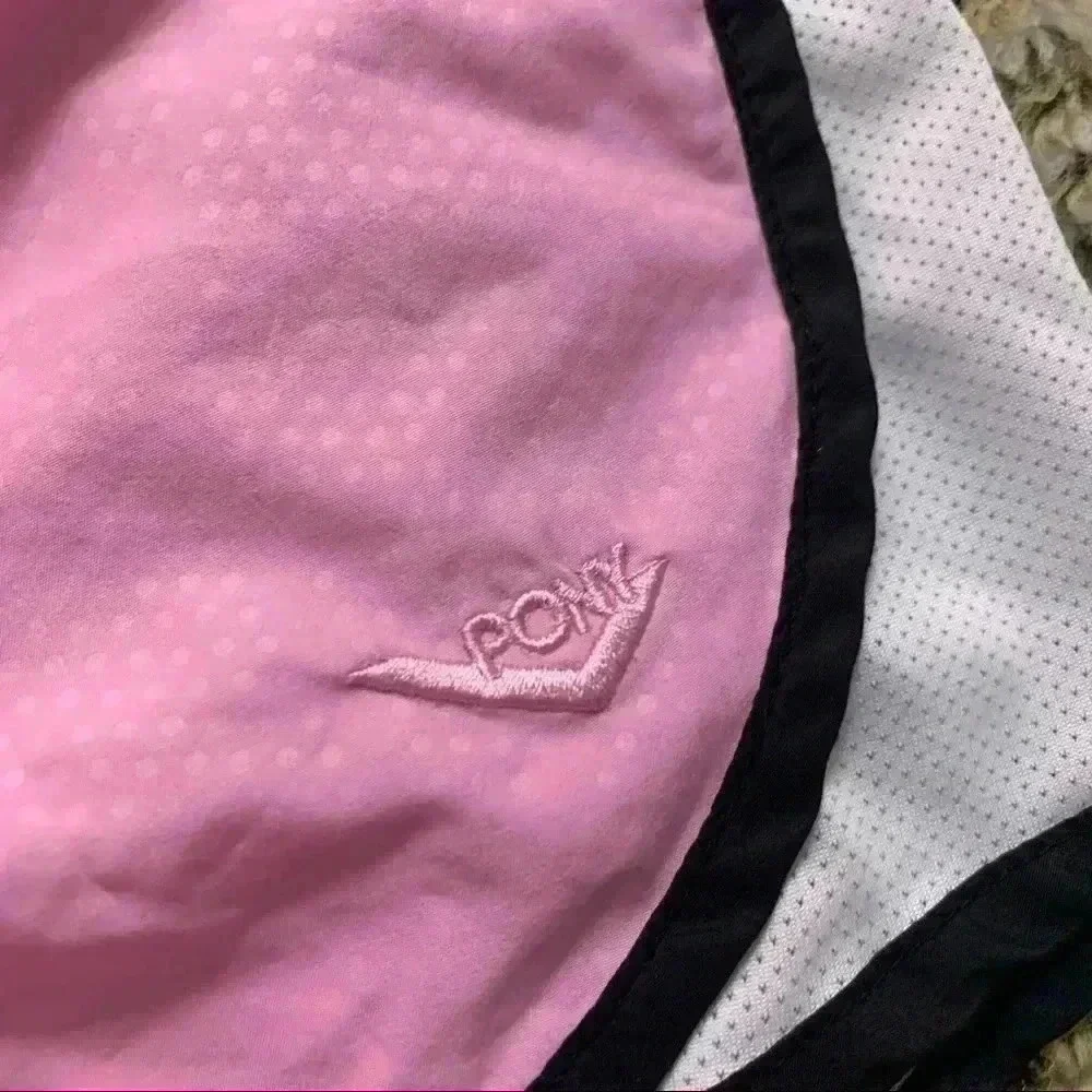 Pony pink athletic shorts